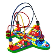 Brinquedo Pedagogico Educativo Aramado Avião Carlu Brinquedo Foto mini 1