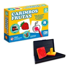 Brinquedo Pedag贸gico Infantil Jogo Carimbos Educativos Fruta Foto mini 3