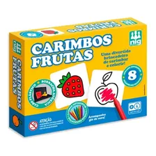 Brinquedo Pedag贸gico Infantil Jogo Carimbos Educativos Fruta Foto mini 1