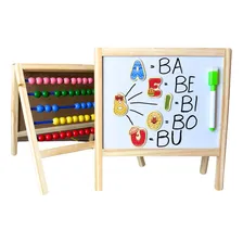 Brinquedo Pedag贸gico Lousa Infantil Magnetica Dupla Abaco Foto mini 1