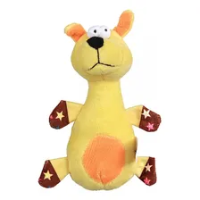 Brinquedo Pelúcia Cachorro Amarelo Home Pet C/ Apito Foto  mini 1