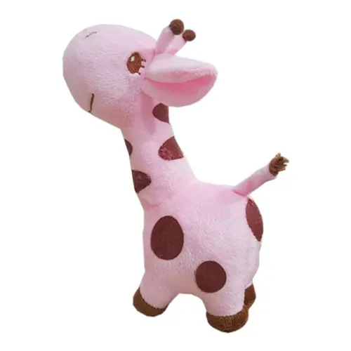 Brinquedo PelĂșcia Para CĂŁes Girafa - Rosa - Girafa Foto 1