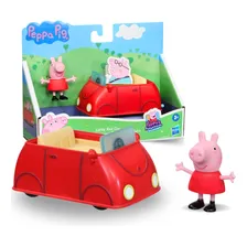 Brinquedo Peppa Pig Carro Veículo + Figura - Hasbro F2212 Foto mini 1