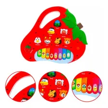 Brinquedo Piano Teclado Infantil Bichos Musical Moranguinho Foto mini 4
