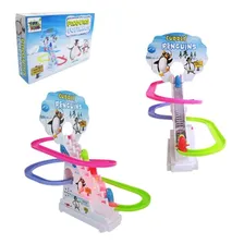 Brinquedo Pista Musical Descida Dos Pinguim Carrinho Foto  mini 1