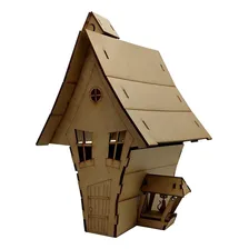 Brinquedo Quebra Cabeça 3d Casa Assombrada Mdf Classic Foto  mini 1