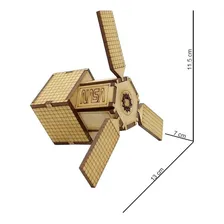 Brinquedo Quebra Cabeça 3d Satélite Mdf Foto  mini 1