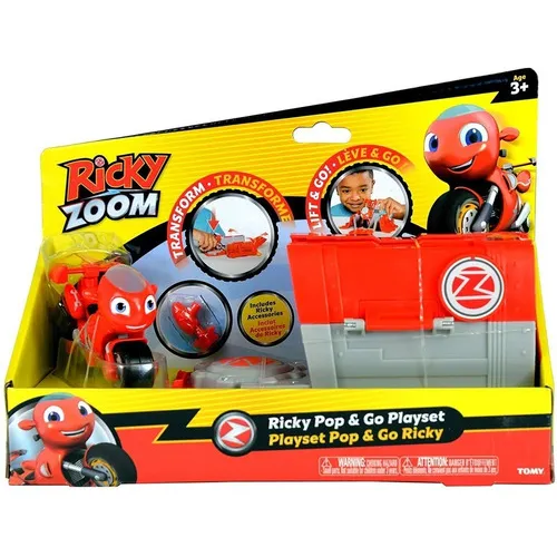 Brinquedo Ricky Zoom - Lançador Playset Pop & Go Rick Sunny Foto 1