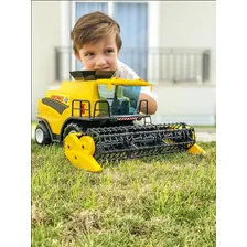 Brinquedo Trator Colheitadeira Fazenda Infantil Poliplac Foto mini 2