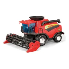 Brinquedo Trator Colheitadeira Fazenda Infantil Poliplac Foto mini 1