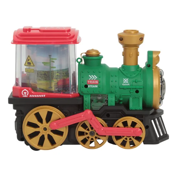 Brinquedo Trenzinho Vintage Solta Fumaça Com Luz E Som Foto 1