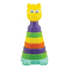 Brinquedos Educativos 18pçs Torre Empilhar + Cubo Pedagógico Cor Sortido Foto mini 3