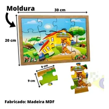 Brinquedos Educativos - Quebra Cabeça De Animais 10 Peças Foto mini 4