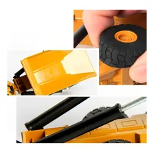 Brinquedos Kit Maquina Escavadeira Construção Garra Caçamba Cor Caminhão Caçamba Foto mini 2