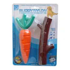 Brinquedos Pet Buddy Toys Queridinhos Nylon Cenoura Graveto Foto mini 2