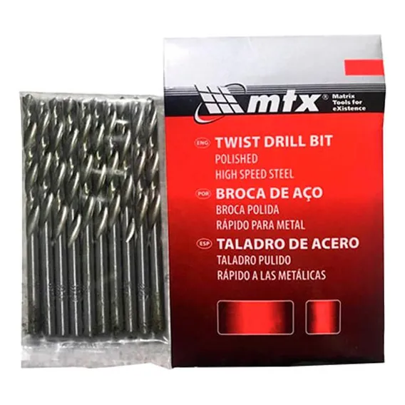 Broca Aco Rapido Mtx 4,5mm - Kit C/10 Unidades Foto 1