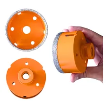 Broca Cerâmica Diamantada 80mm M14 Para Porcelanato Cerâmica Foto mini 1