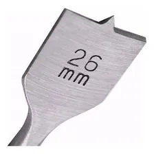 Broca Chata Curta 26 Aço Carbono -madeira Fibras Starfer Foto mini  3
