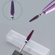 Broca De Tungstênio Para Acabamento Curvatura Unha Manicure Foto mini 2