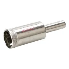 Broca Diamantada 16mm Serra Copo Vidro Cerâmica Piso Foto mini  2