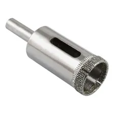 Broca Diamantada 16mm Serra Copo Vidro Cerâmica Piso Foto mini 2