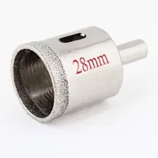 Broca Diamantada 28mm Serra Copo Vidro Ceramica Foto mini 3