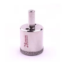 Broca Diamantada 28mm Serra Copo Vidro Ceramica Foto mini 2
