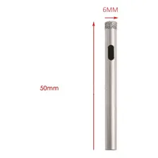Broca Diamantada 6mm Serra Copo Porcelanato Vidro Cerâmica Foto mini 4