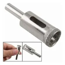 Broca Diamantada Serra Copo 12mm Furar Garrafa Vidro Foto mini 3