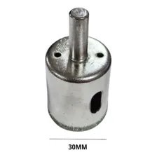 Broca Diamantada Serra Copo 30mm Marmore Porcelanato Piso Foto mini 4