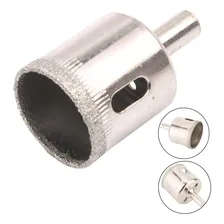 Broca Diamantada Serra Copo 32mm Marmore Porcelanato Piso Foto  mini 1