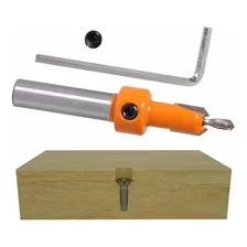 Broca Madeira Escareador Haste 8mm Marcenaria Kit Com 5 Foto mini 3