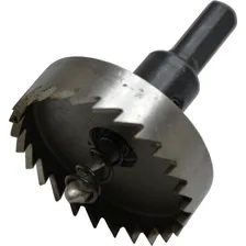 Broca Serra Copo Aço Rápido Hss Para Ferro 19mm Com Suporte Foto mini 1