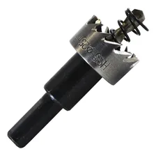 Broca Serra Copo Aço Rápido Hss Para Ferro 19mm Com Suporte Foto mini 2