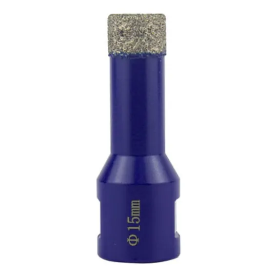 Broca Serra Copo Diamantada 15mm P/ Porcelanato Vidro Foto 1