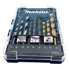 Brocas P/ Concreto Madeira Metal Makita Jogo 9 Pçs Foto mini 2