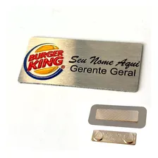 Broche Aço Crachá Boton Doutor Magnético Imã Personalizado Cor Prateado Sua Arte Personalizada Foto  mini 1