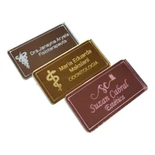 Broche Personalizado Em Acrilico Espelhado Cor Dourado Foto  mini 1