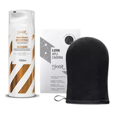 Bronzeado Instantâneo 120ml + Luva Aplicadora Skelt Foto mini  3