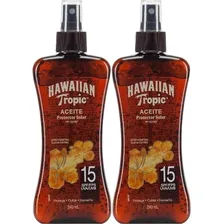Bronzeador Hawaiian Tropic Fps15 (oléo) Kit C/2 Foto mini 1