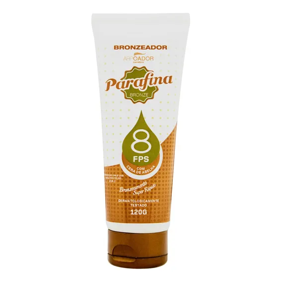 Bronzeador Parafina FPS 8 Arpoador Cosméticos Bisnaga 120g Foto 1