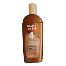 Bronzeador Rayito De Sol Fps 4 Color Emulsão 200g Foto  mini 1