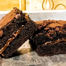 Brownie Choco Recheio Doce Leite 14 Un 80g American Brownie Foto mini  2