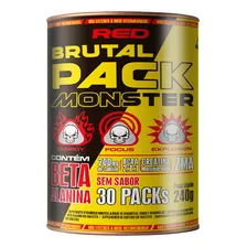 Brutal Pack Pré Treino 30 Tabletes  Sem sabor Red Series Foto  mini 1