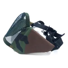 Brutauro mascara meia face confort woodland paintball Foto mini  2