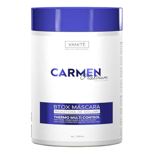 Btox Capilar Carmen Platinum 1kg Vanite Redutor De Volume Foto 1