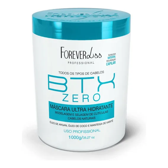 Btox Zero Forever Liss Sem Formol Cabelo Crespo Hidrata 1kg Foto 1