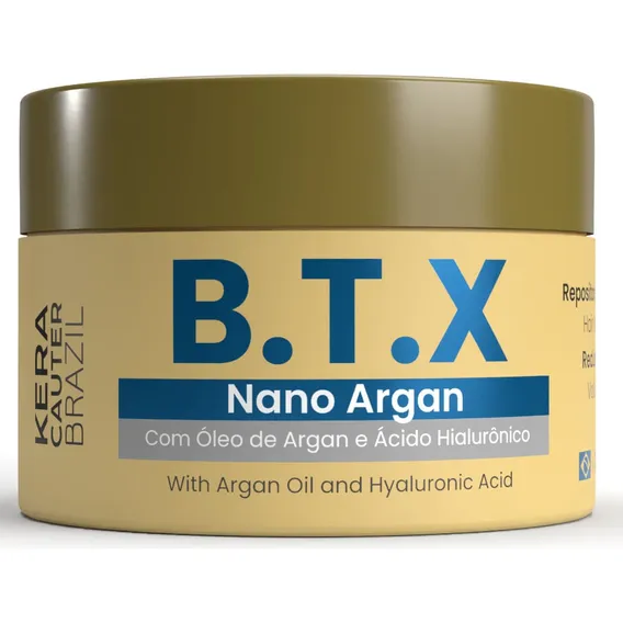 Btx Botox Nano Argan Kera Cauter Brazil Creme Tratam 300ml Foto 1