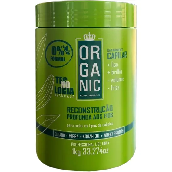 Btx Organic Quiabo Hidratação 1kg Bbtx Sem Formol Foto 1