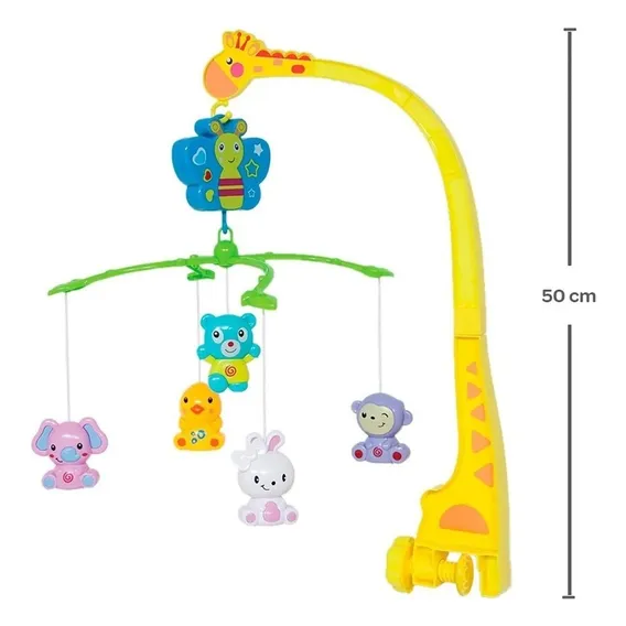 Buba Mobile Musical Girafa Com Animais 5849 Foto 1